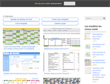 Tablet Screenshot of modeles-excel.com